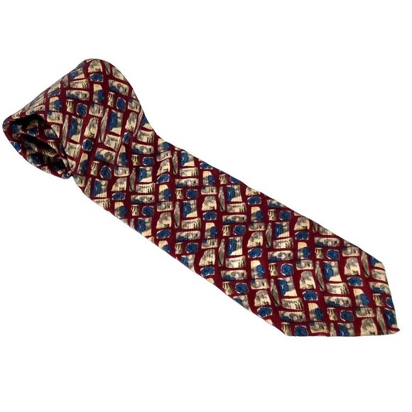 J. Garcia Men's Tie Collectors Edition 100% Silk Stonehenge Ltd. Hand Sewn USA - Picture 1 of 5